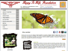 Tablet Screenshot of happytohelpfoundation.org